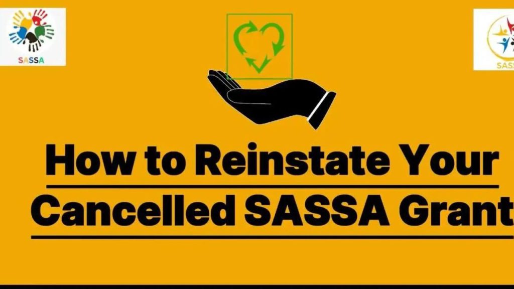 How To Reinstate Your Cancelled Sassa SRD R370