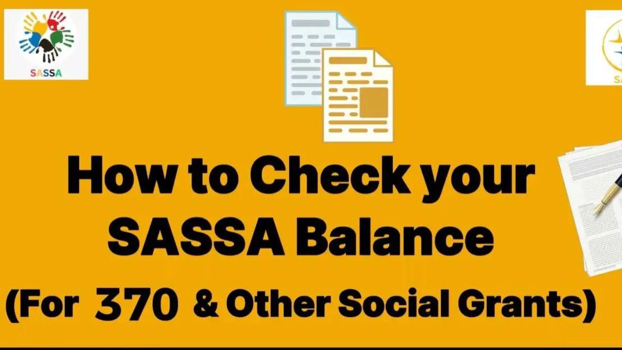 How To Check SASSA SRD Balance without Airtime1