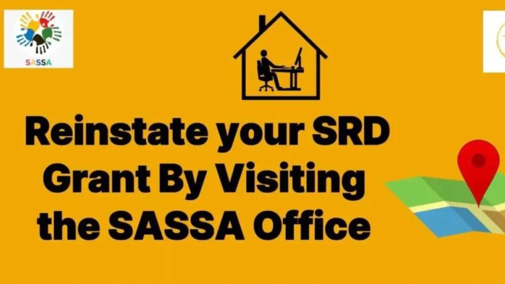 How to Reinstate Your Srd R370 Grant by Visiting Sassa Office