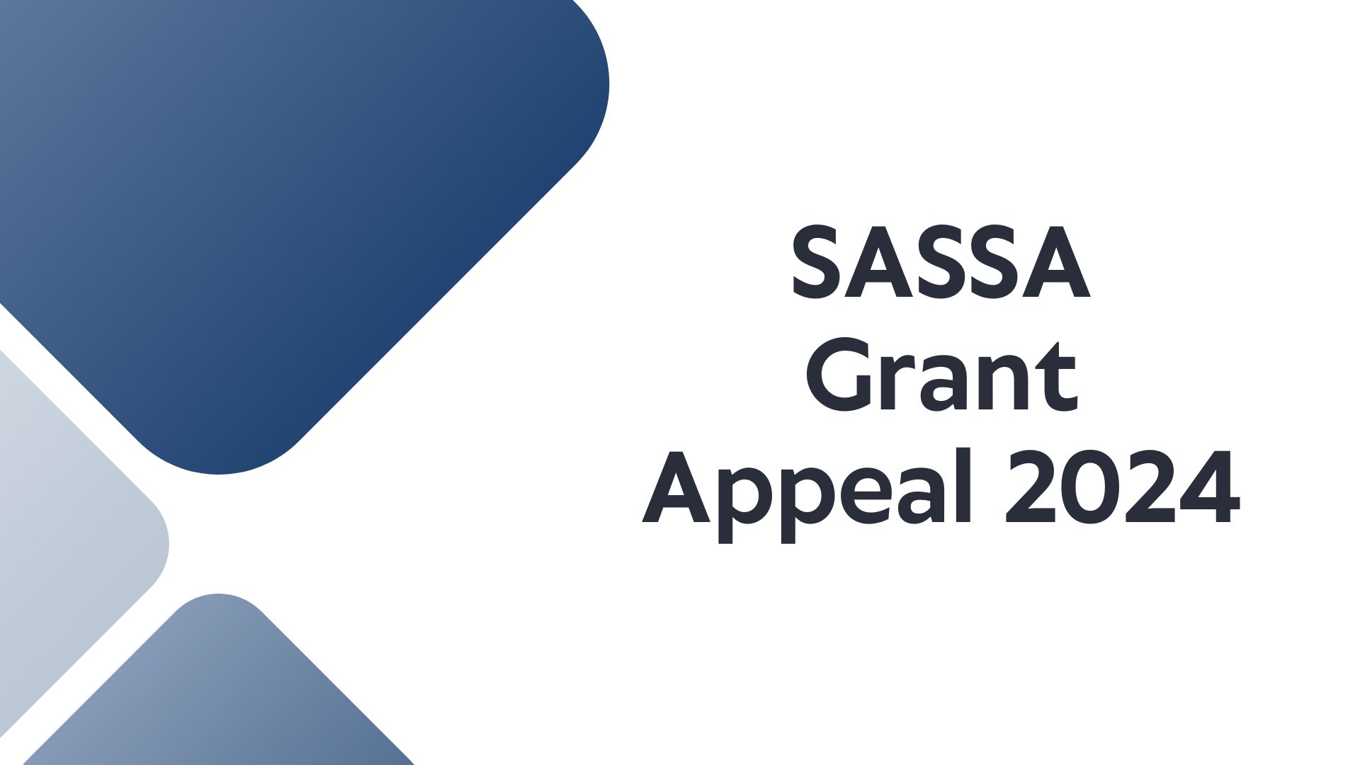 SASSA Grant Appeal 202