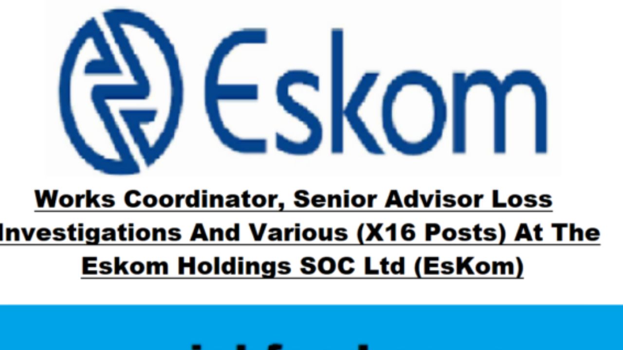 X317 Eskom Vacancies 20241