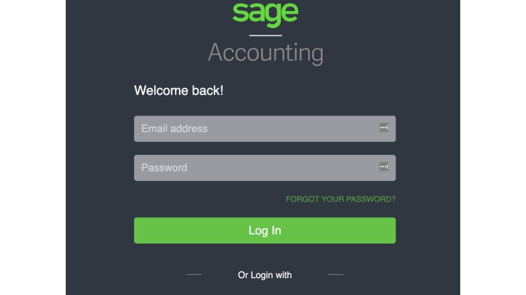 sage accounting login