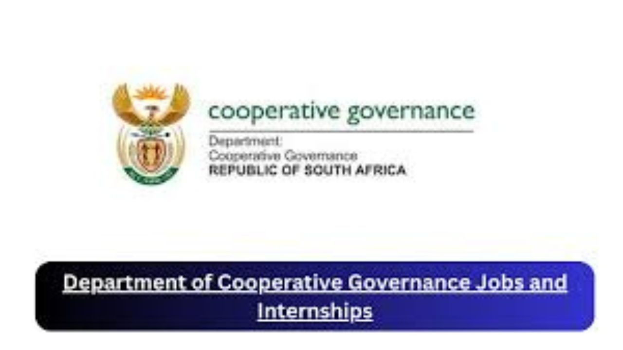 x1 Department of Cooperative Governance Vacancies 2024