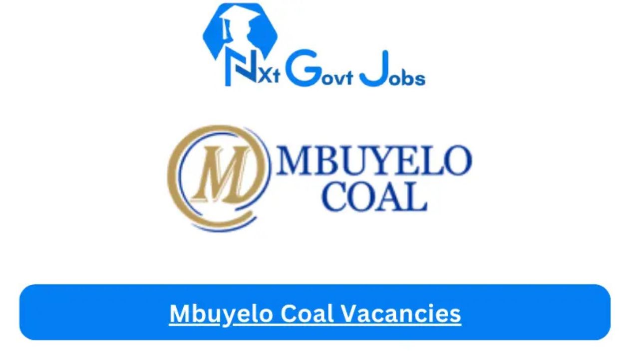 x1 Mbuyelo Coal Vacancies 2024