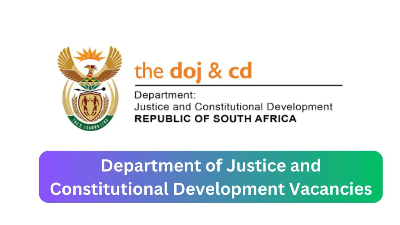 x1 Department of Justice and Constitutional Development Vacancies 2024