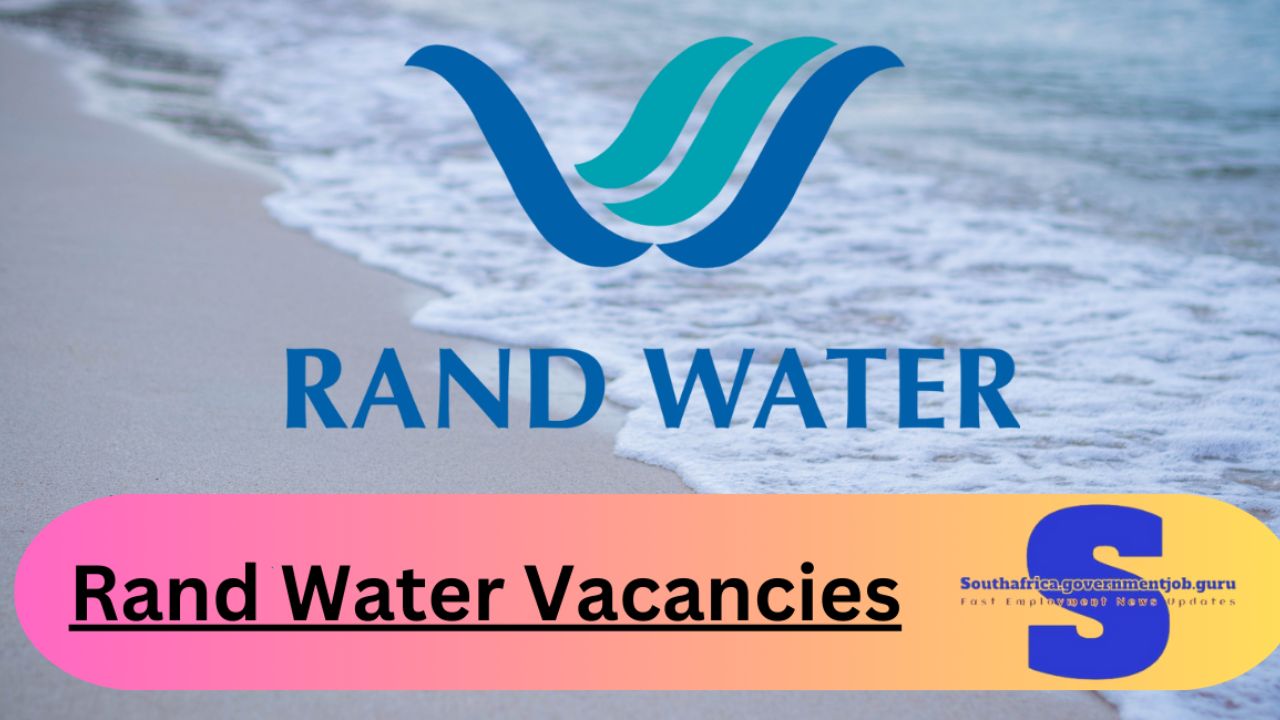 x18 Rand water Vacancies 2024